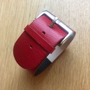 Moschino leather bracelet